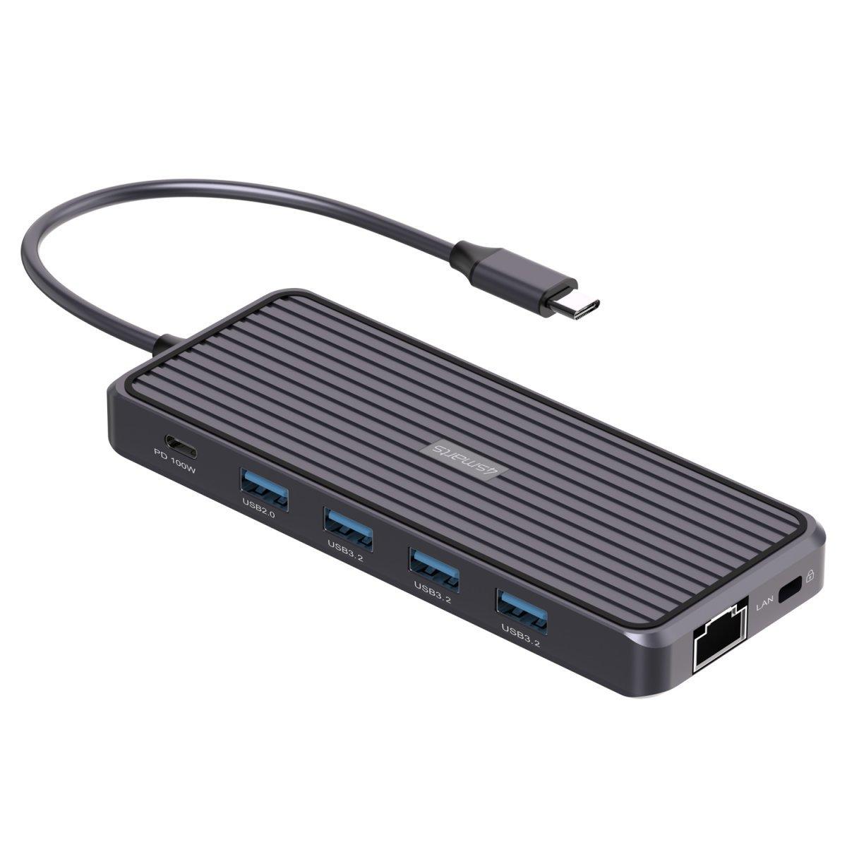 Image of 540299 Notebook-Dockingstation & Portreplikator Andocken USB 3.2 Gen 1 (3.1 Gen 1) Type-C Grau