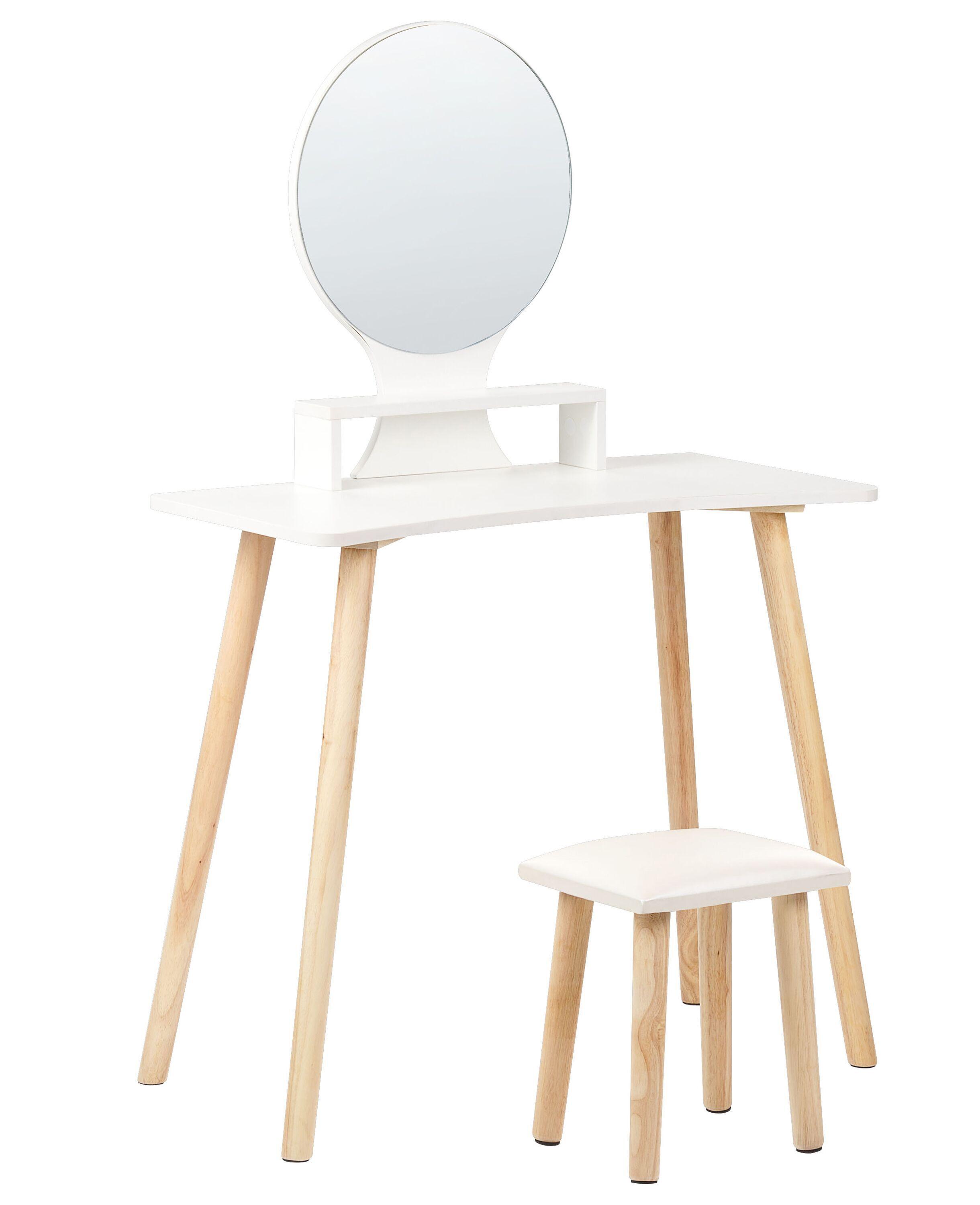 Image of Schminktisch Aus Faserplatte Modern Toulouges Unisex Weiss Bunt ONE SIZE