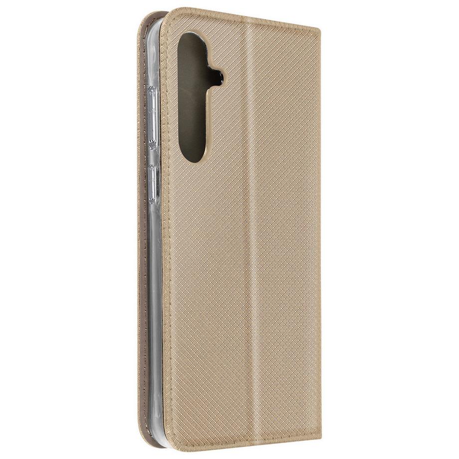 Avizar  Samsung Galaxy A35 5G Book Cover Gold 
