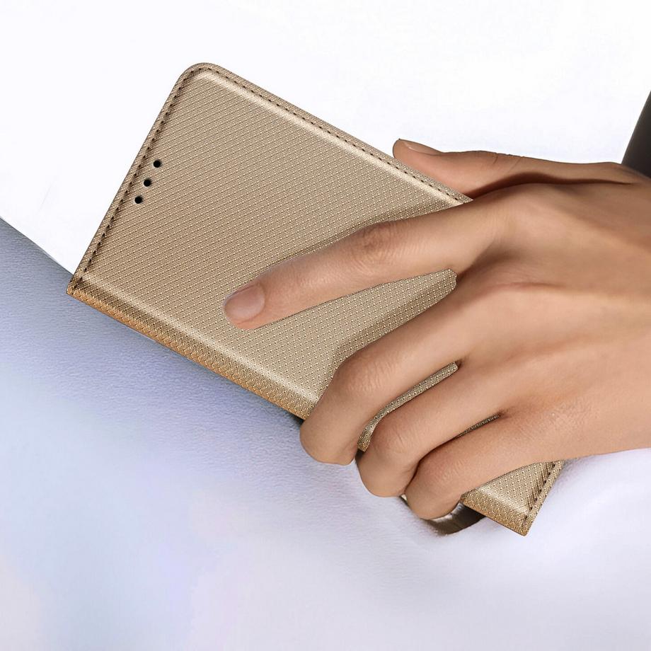 Avizar  Samsung Galaxy A35 5G Book Cover Gold 