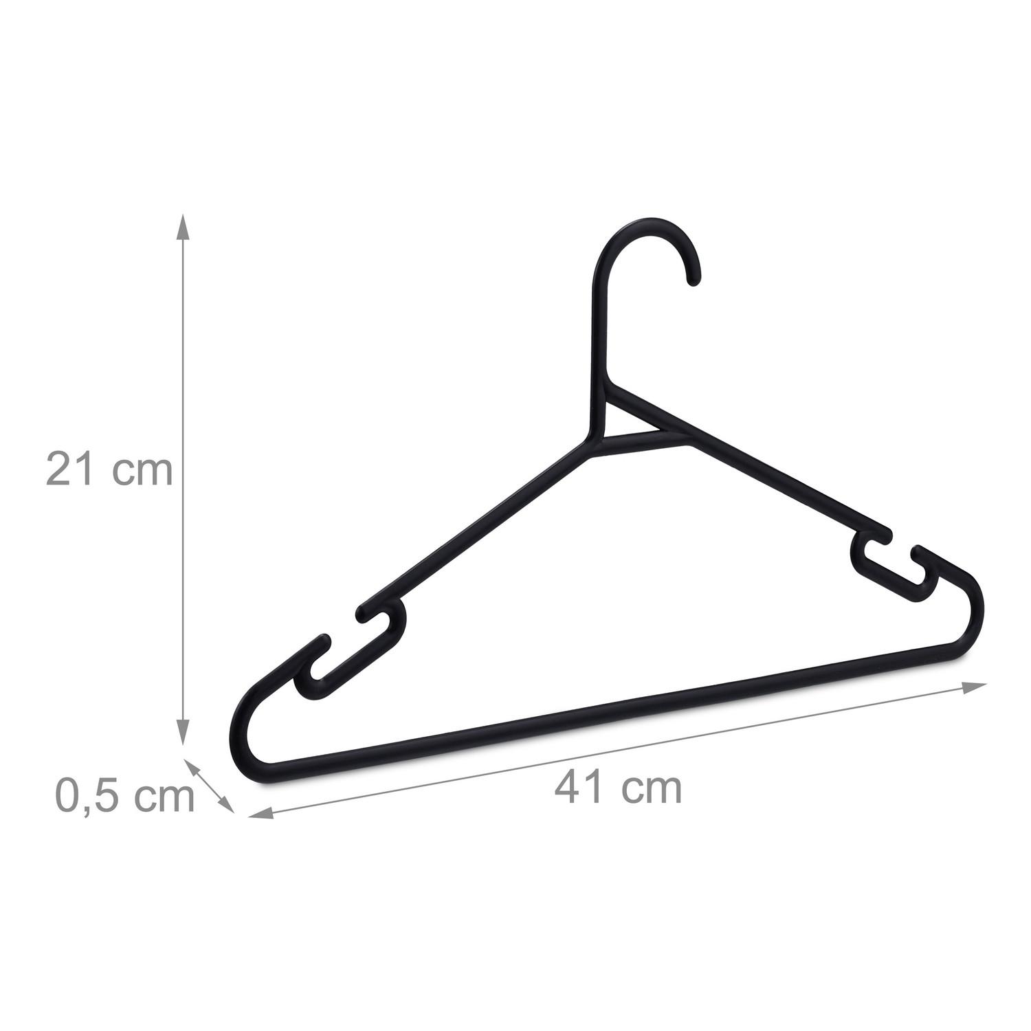 B2X Set mit 24 Kleiderbügeln ausem Kunststoff  