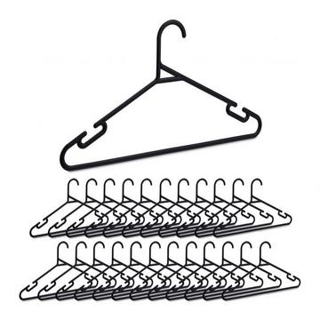 Set mit 24 Kleiderbügeln ausem Kunststoff