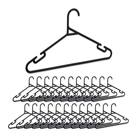B2X Set mit 24 Kleiderbügeln ausem Kunststoff  