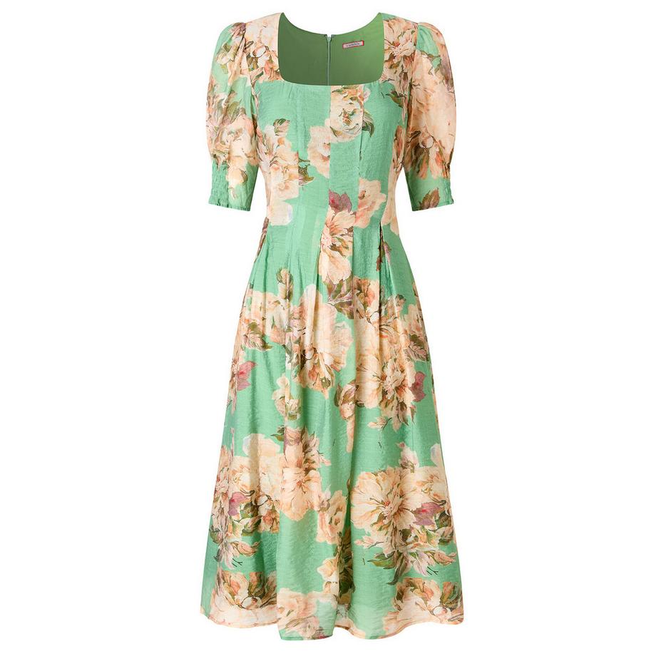 Joe Browns Midikleid mit eckigem Ausschnitt im Retro-Stil  