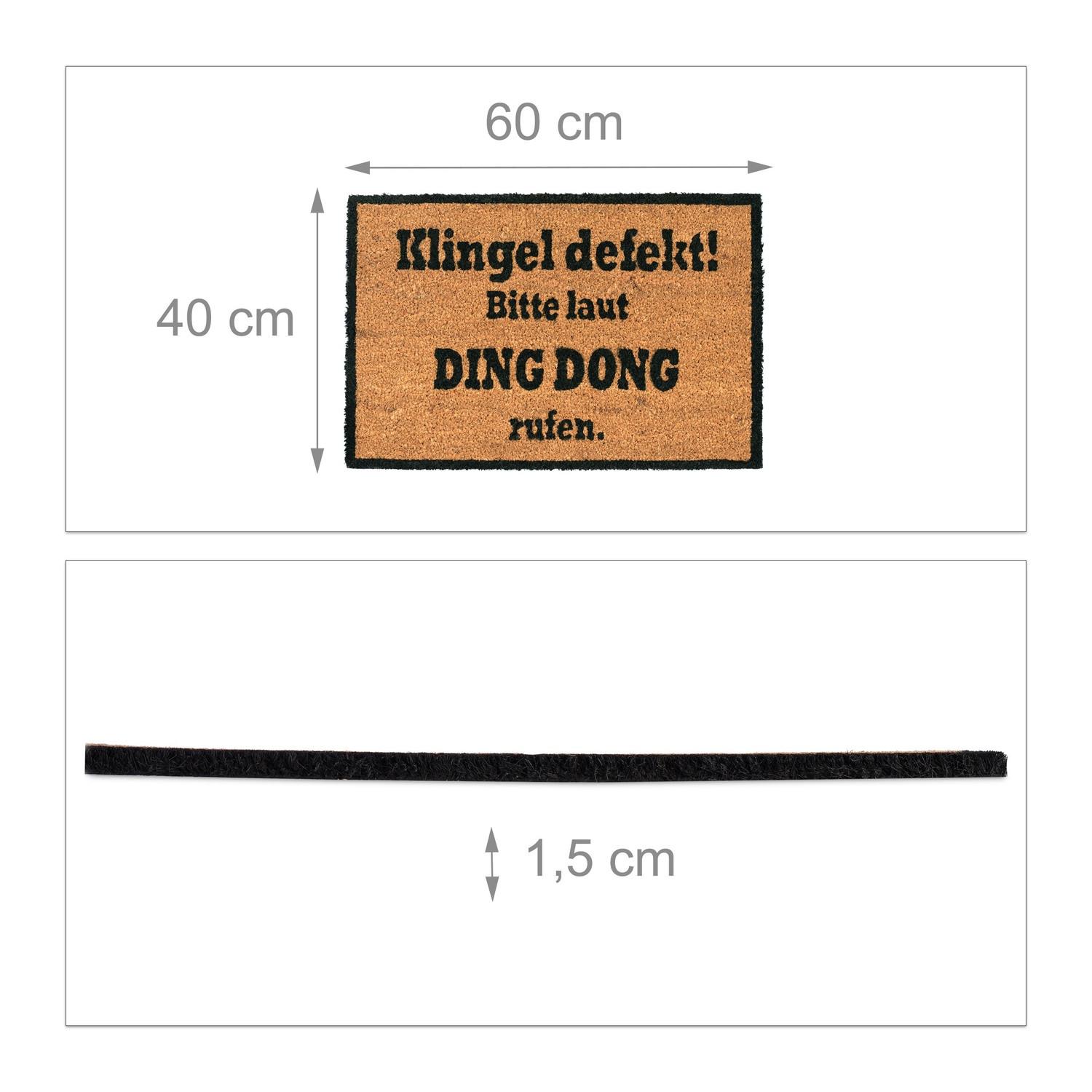 B2X Tappeto di cocco DING DONG  