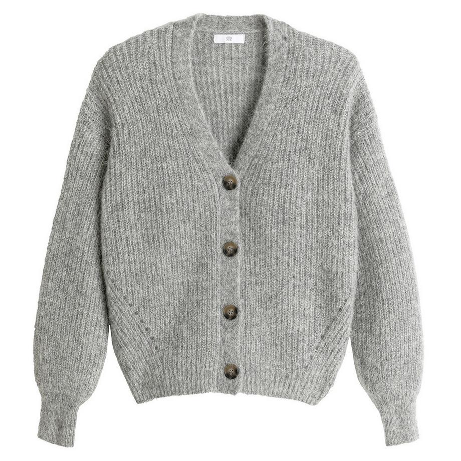 La Redoute Collections Cardigan Abbottonato Scollo a V  