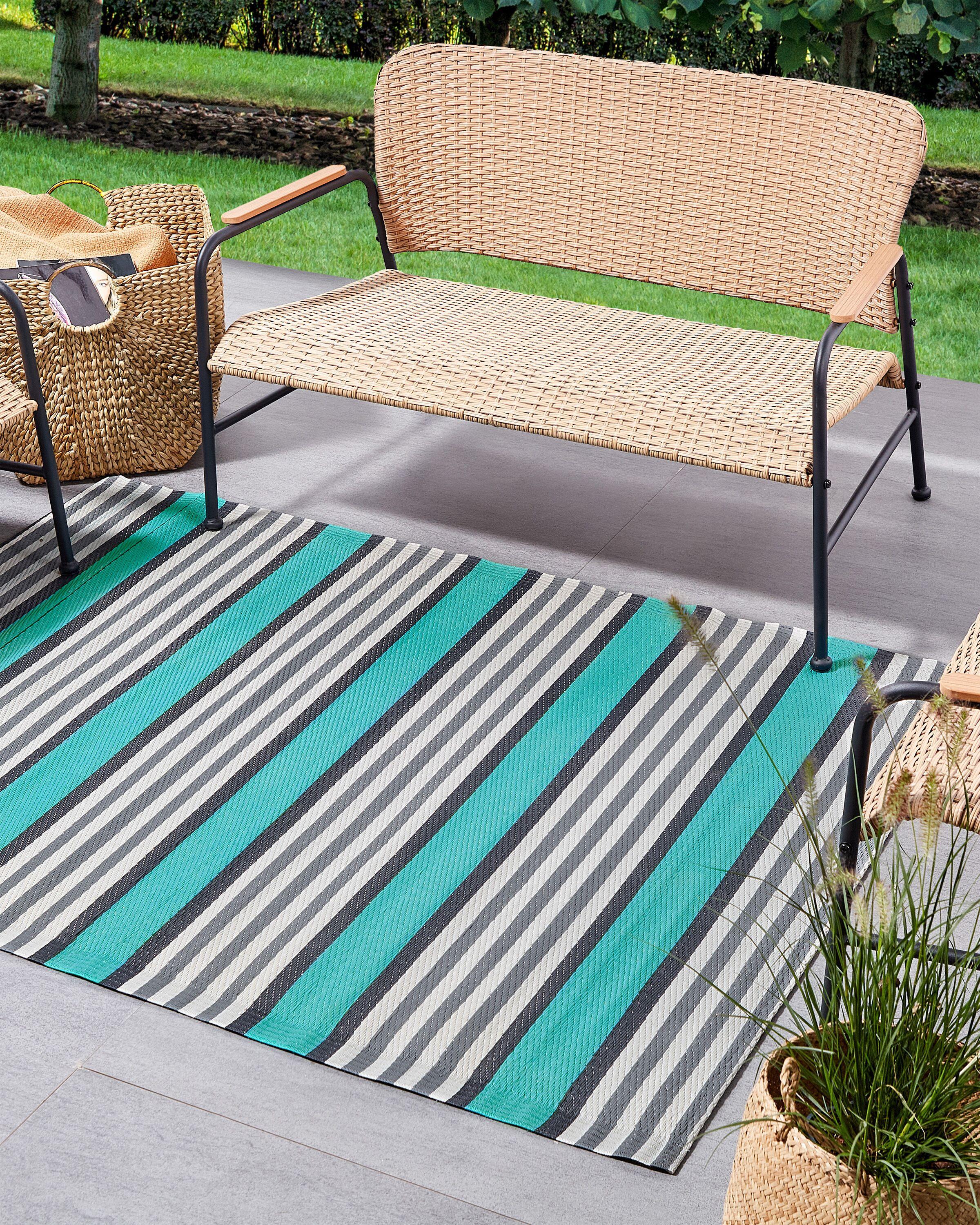 Beliani Tapis en Polypropylène Rétro SAUGOR  