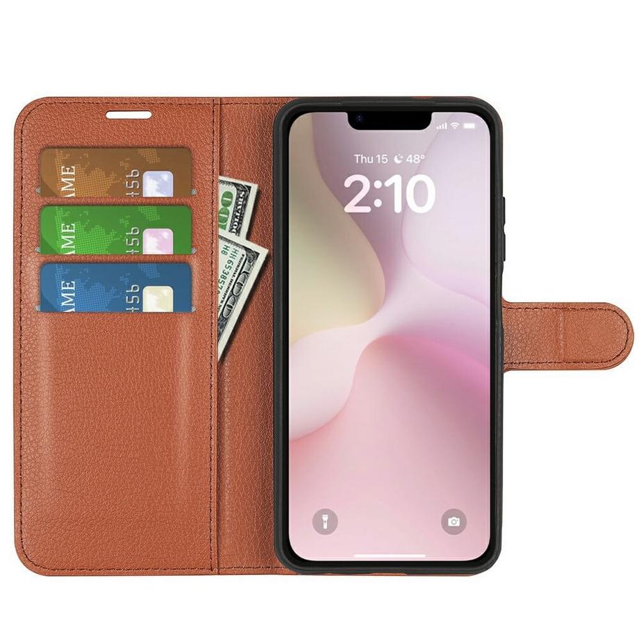 Cover-Discount  iPhone 16e - Leder Etui Hülle 