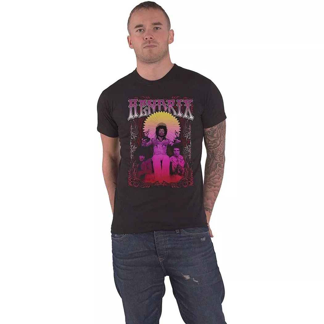 Jimi Hendrix - Karl Ferris Wheel TShirt, für Damen, Schwarz, Größe L