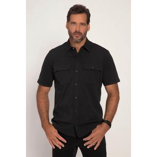 JP1880  Chemise en jersey à manches courtes, col Kent et coupe Modern Fit 