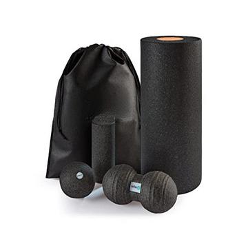 Kit de démarrage pour fascia | Ensemble de 5 pièces pour accessoires de massage et d'entraînement physique pour les maux de dos | Matériau confortable et recyclable