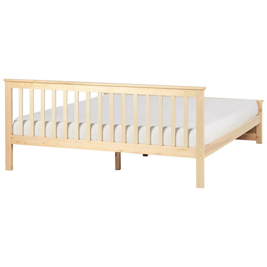 Beliani Letto en Legno di pino  OLENDON  