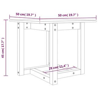 VidaXL Table basse bois  