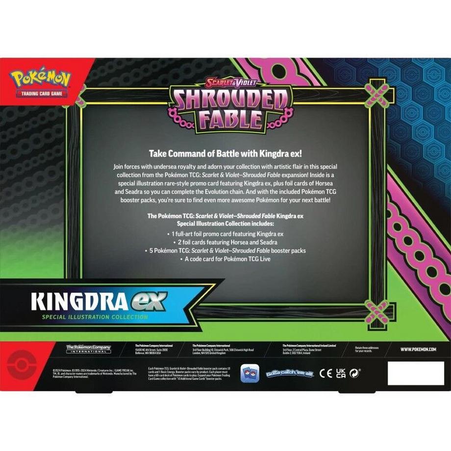 Pokémon  Shrouded Fable Kingdra ex Special Illustration Collection Box - EN 