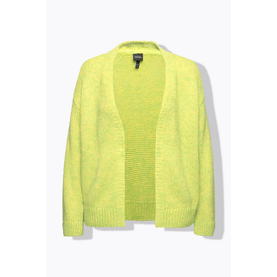 Ulla Popken Cardigan Court Ouvert Oversize avec Laine  