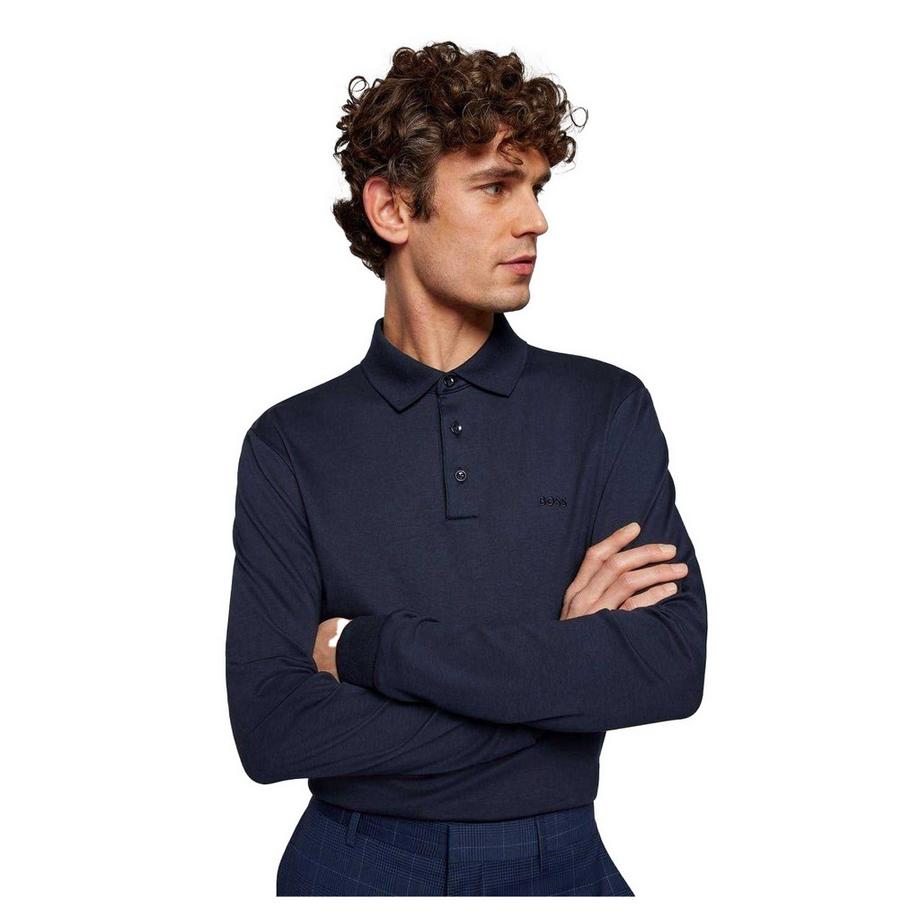 BOSS Pado 30 Maglietta Polo Manica Lunga  