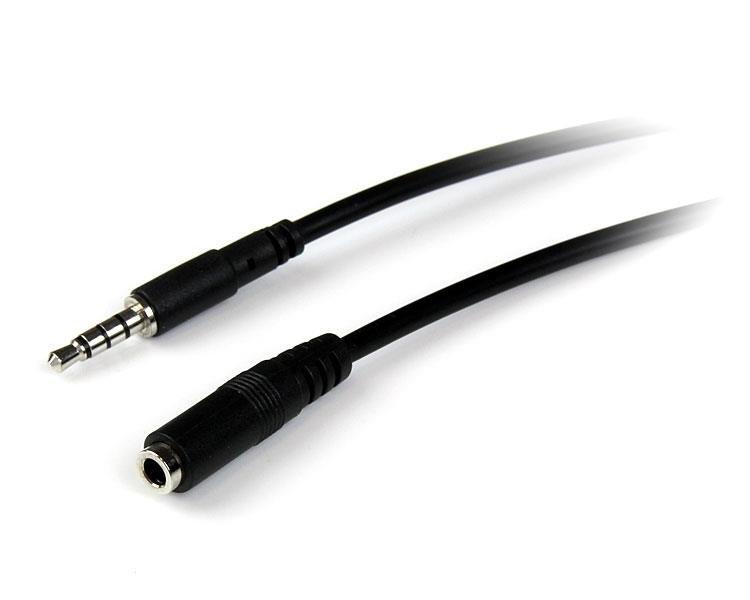 STARTECH.COM  StarTech.com Câble d'extension de casque TRRS 4 positions 3,5 mm 1 m - M/F 