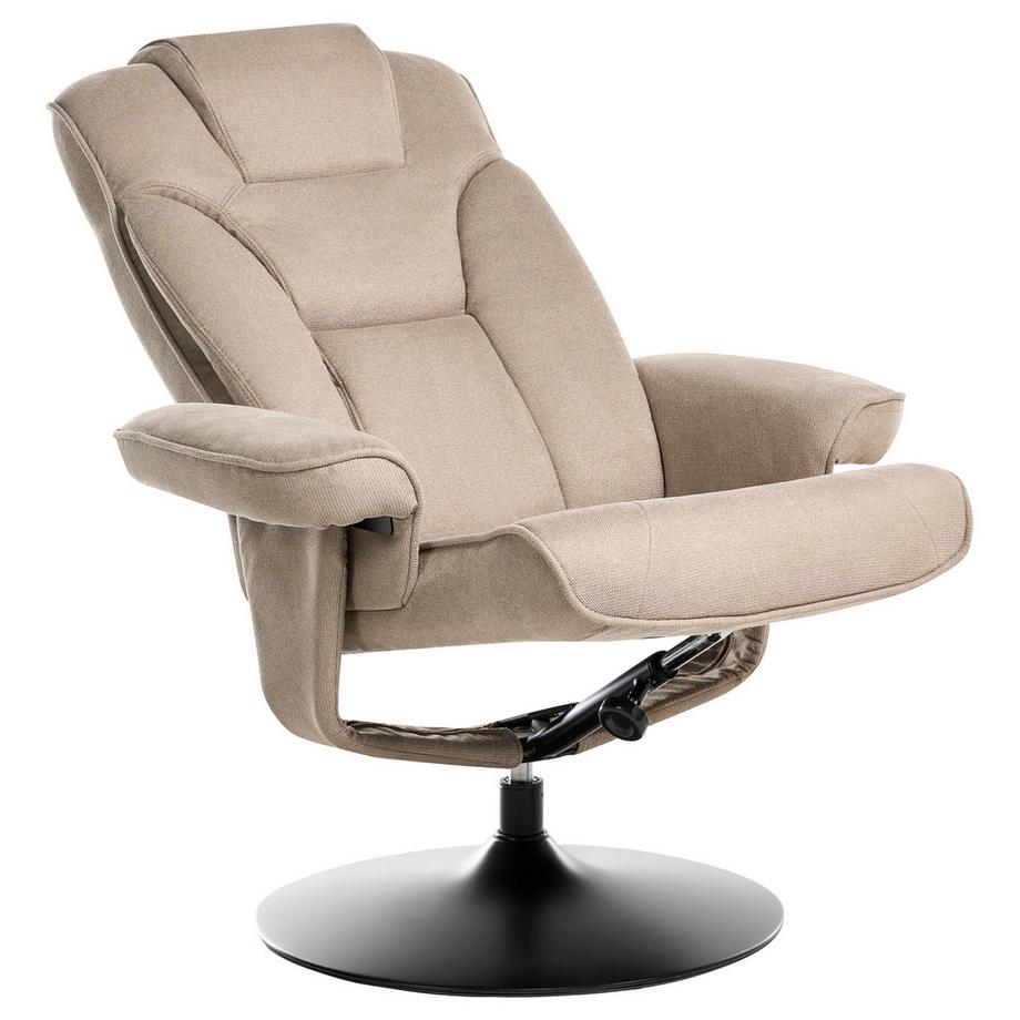 Beliani Sedia reclinabile en Tessuto Classico NYKS  