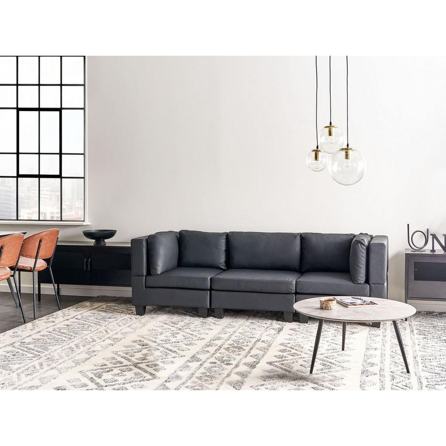 Beliani Modulsofa aus Kunstleder  UNSTAD  