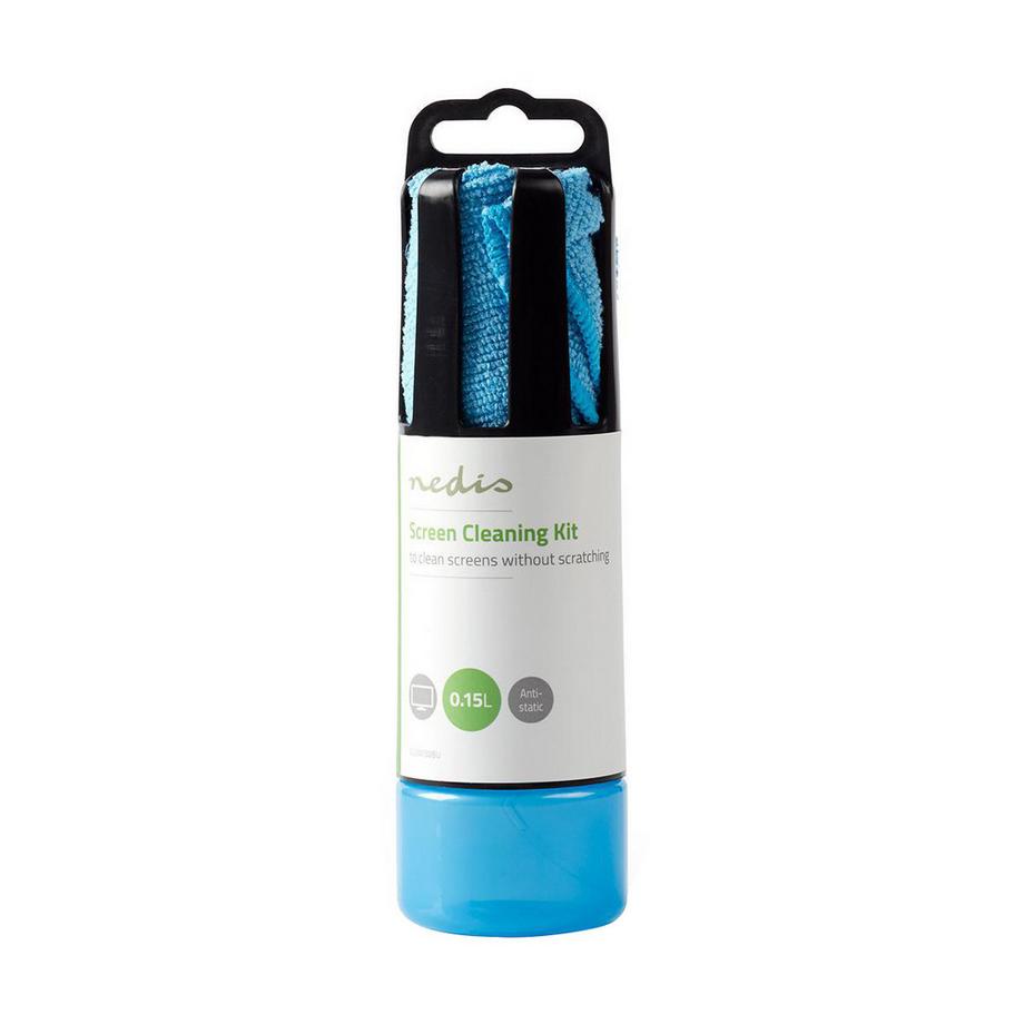 Nedis  Pulitore schermo | Spruzzo | 150ml| Notebook/Smartphone/Tablet/Schermo TV | Tergicristallo incluso 