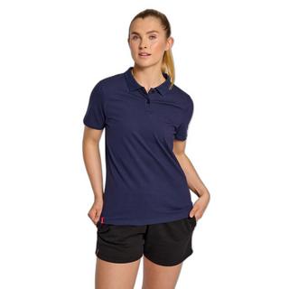 Hummel  stretch-poloshirt für damen red 