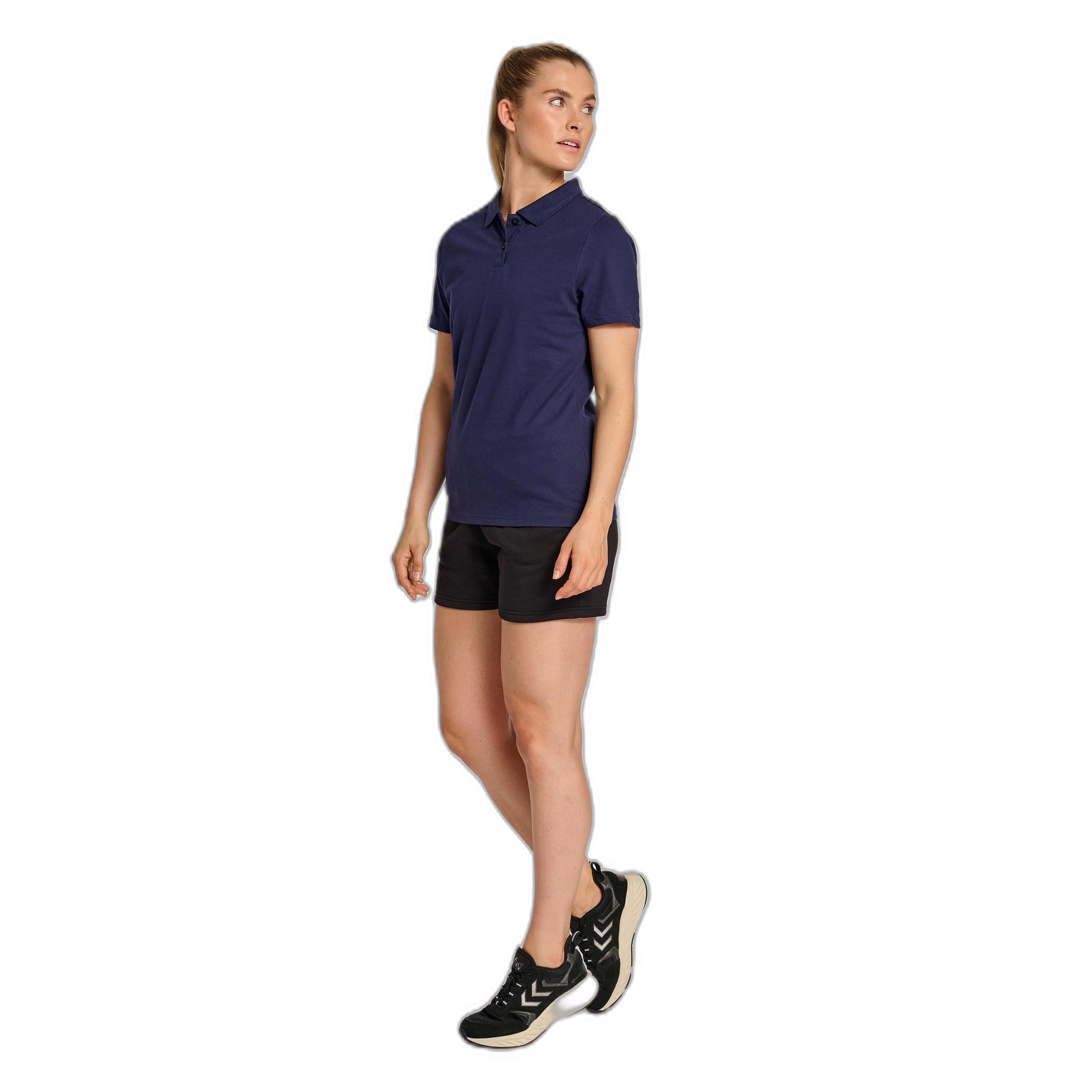 Hummel  stretch-poloshirt für damen red 