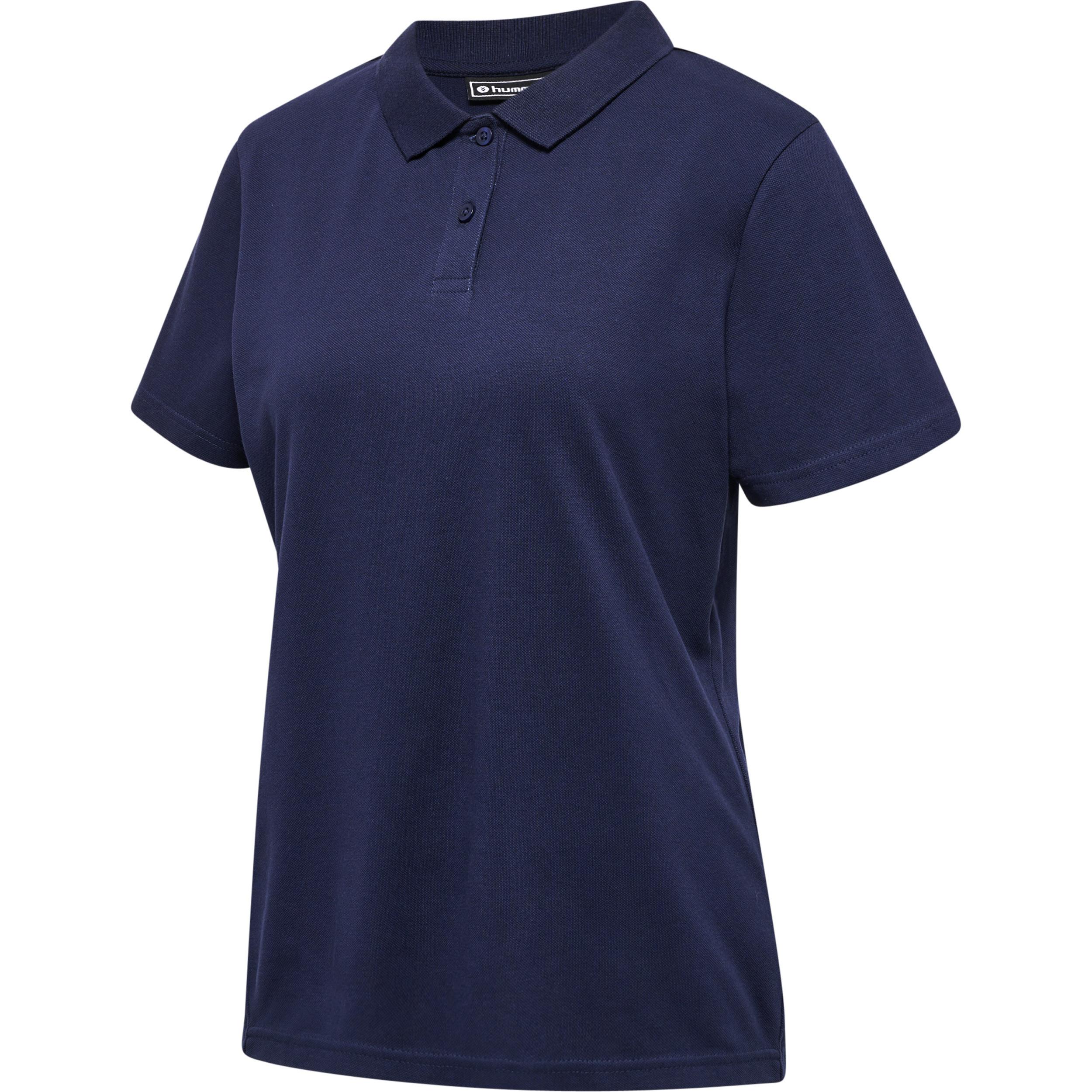 Hummel  stretch-poloshirt für damen red 