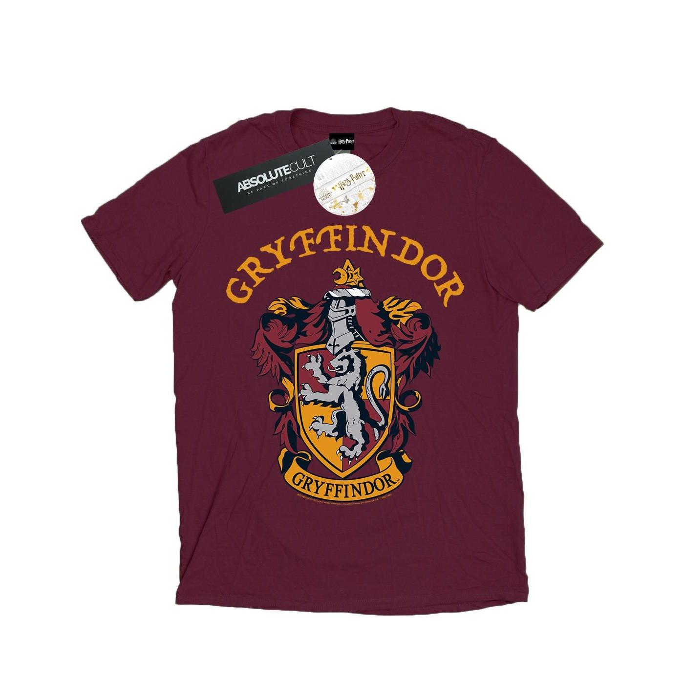 Image of Gryffindor Crest Tshirt Herren Weinrot XL