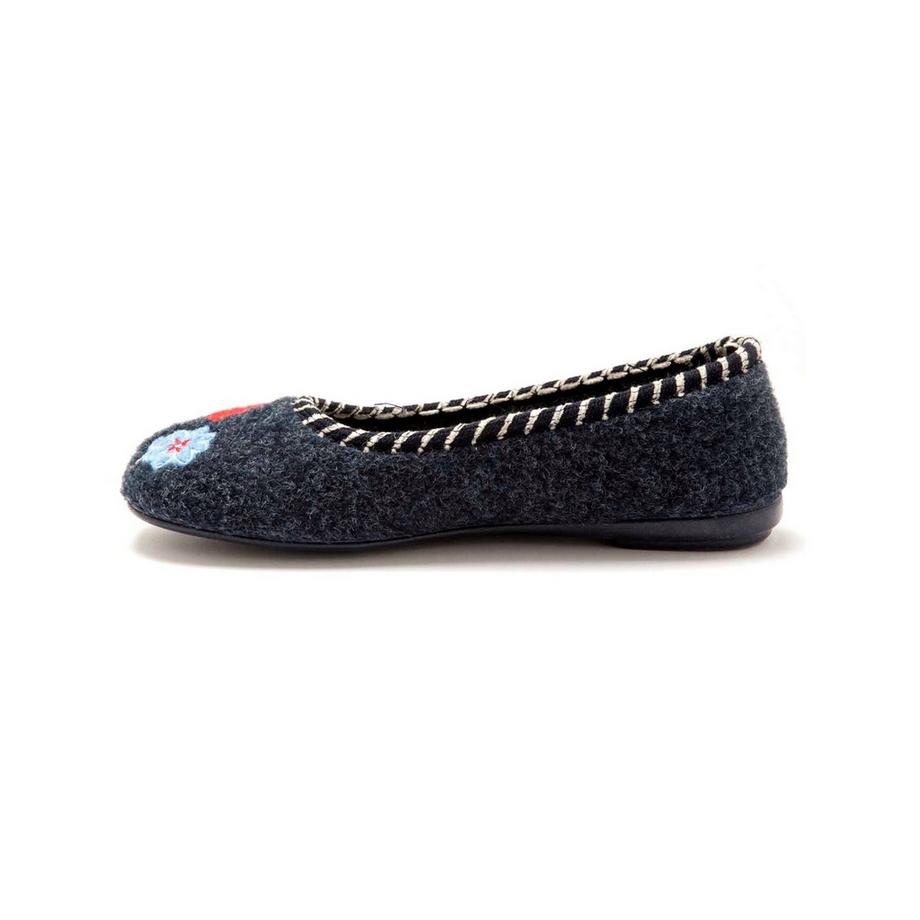 Pédiconfort  bestickte ballerinas für en 