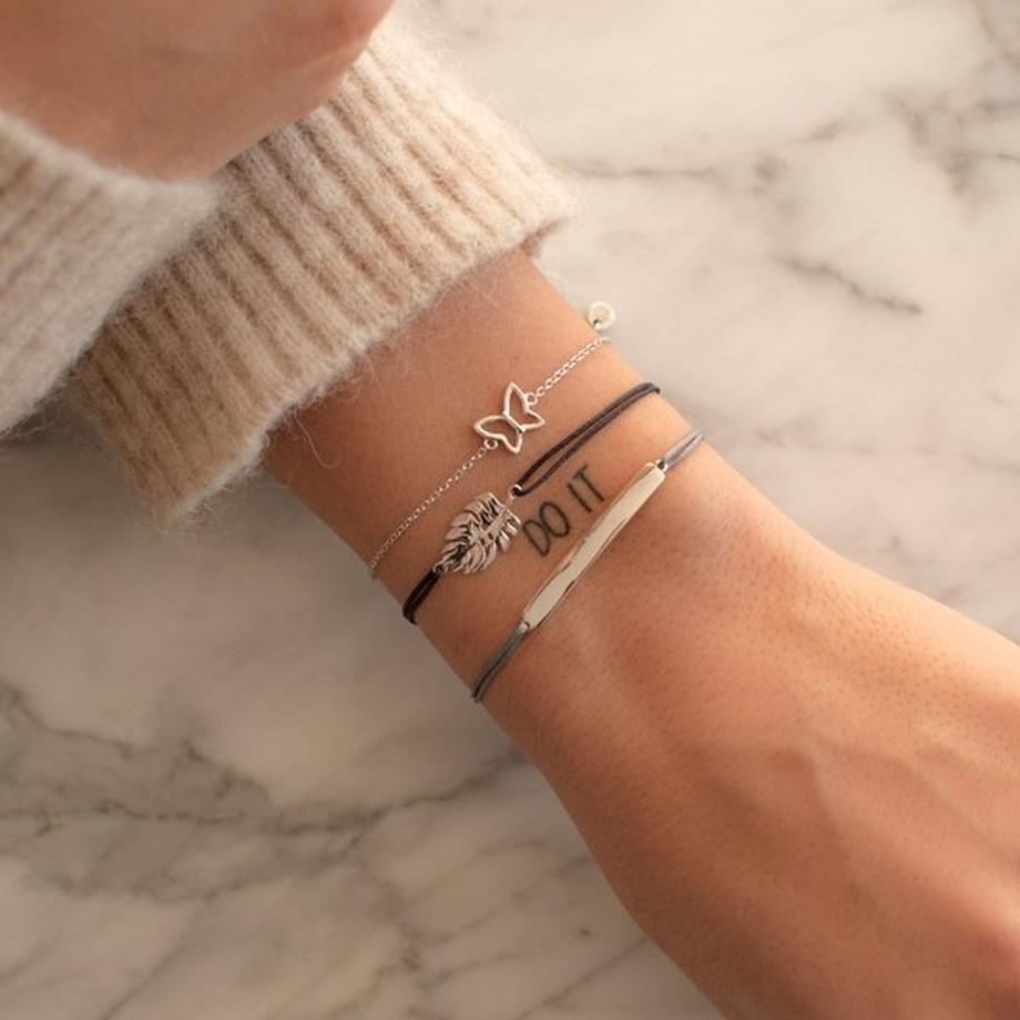 Glanzstücke München  Femme Bracelet en argent Papillon 