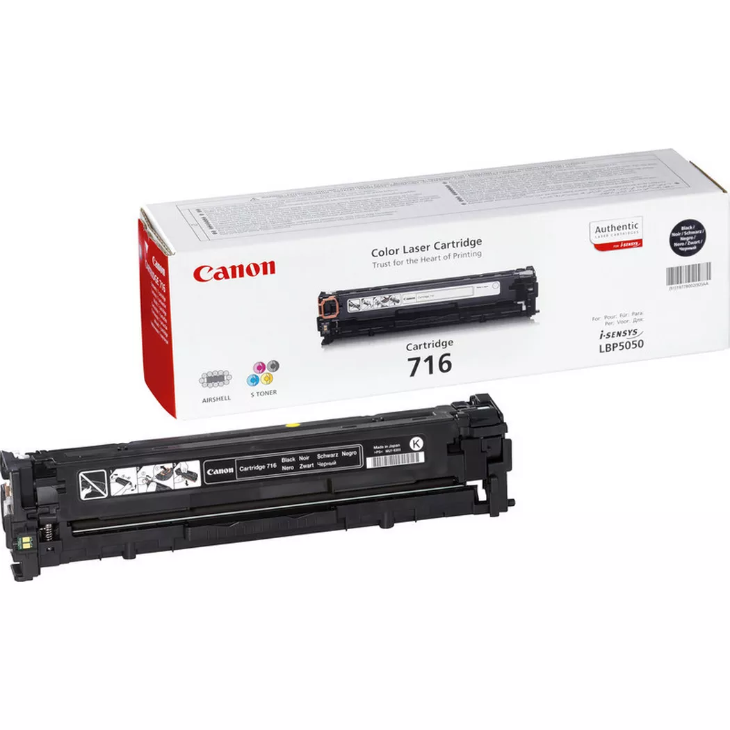 Canon – Toner-Modul 716 schwarz 1980B002 LBP 5050 2300 Seiten, One Size