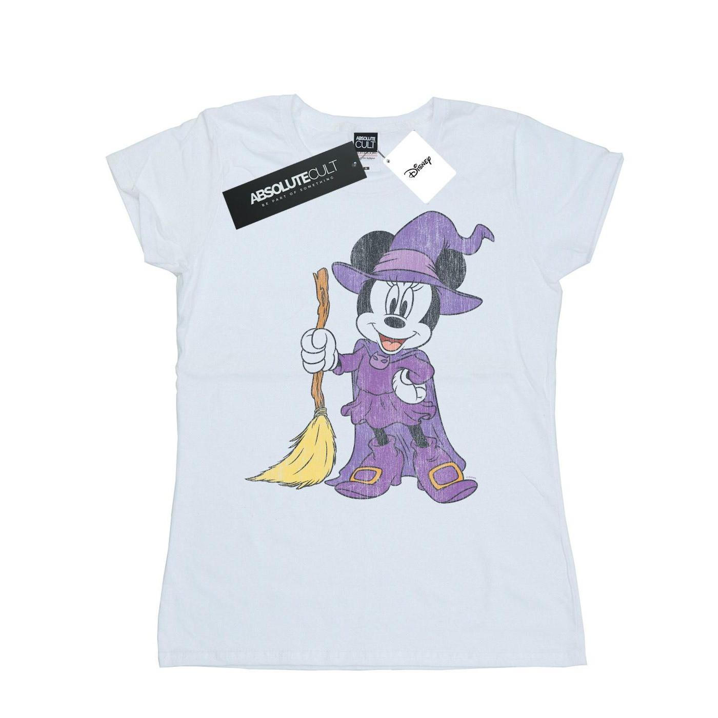 Image of Minnie Mouse Witch Costume Tshirt Damen Weiss XL