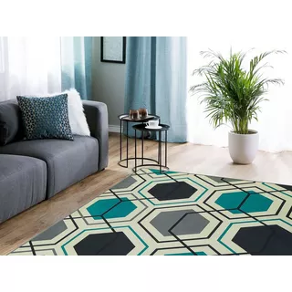Beliani Teppich aus Polyester Modern GIRESUN  