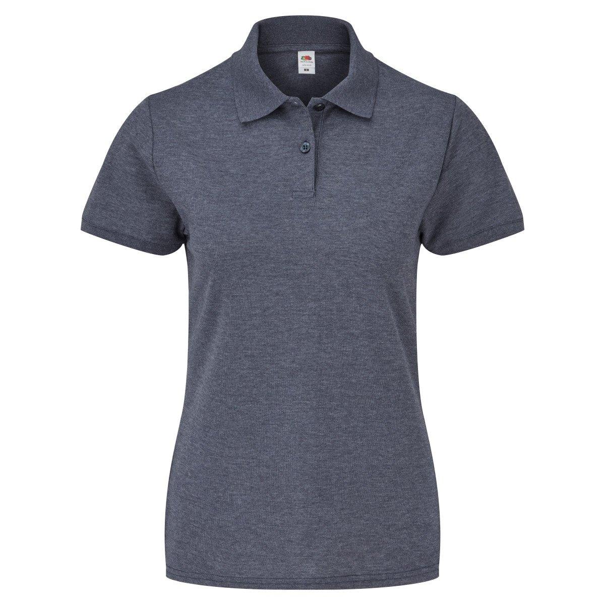 Image of Poloshirt, Kurzarm Damen Marine S