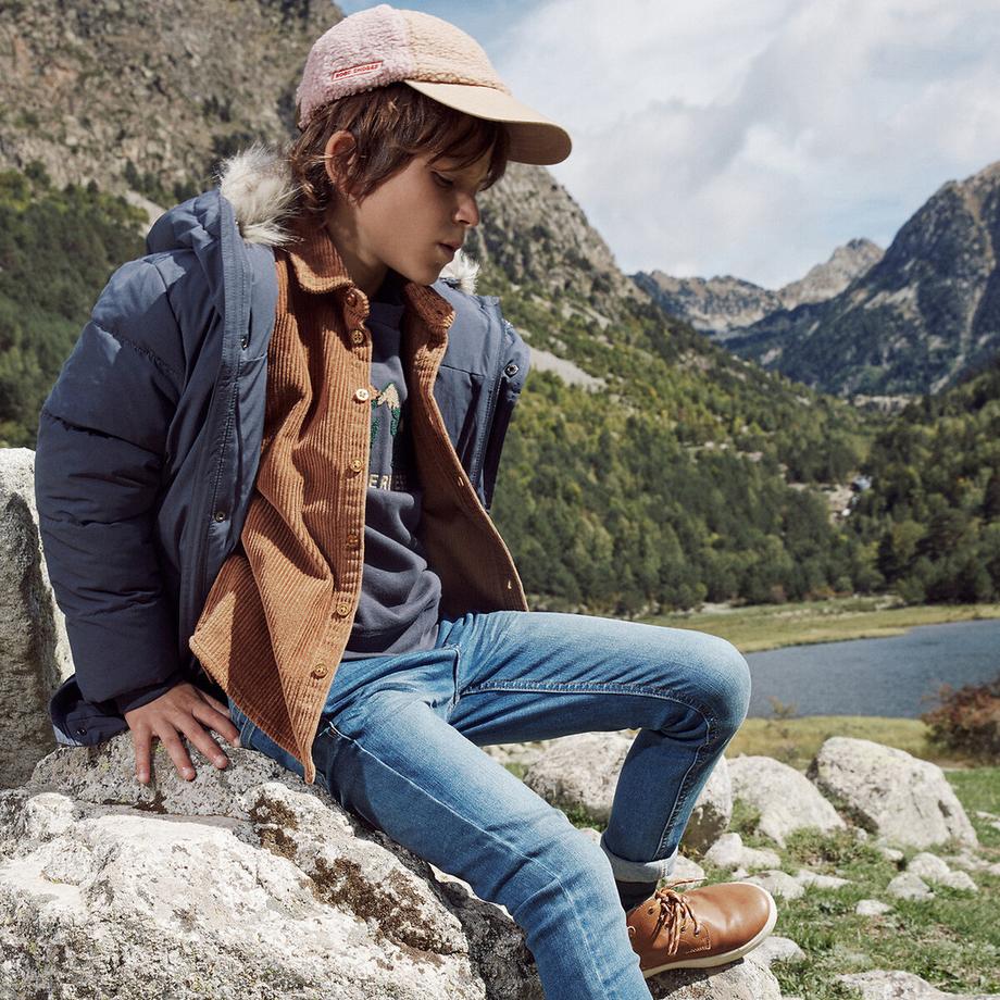 La Redoute Collections Bottines fourrées zippées et à lacets  