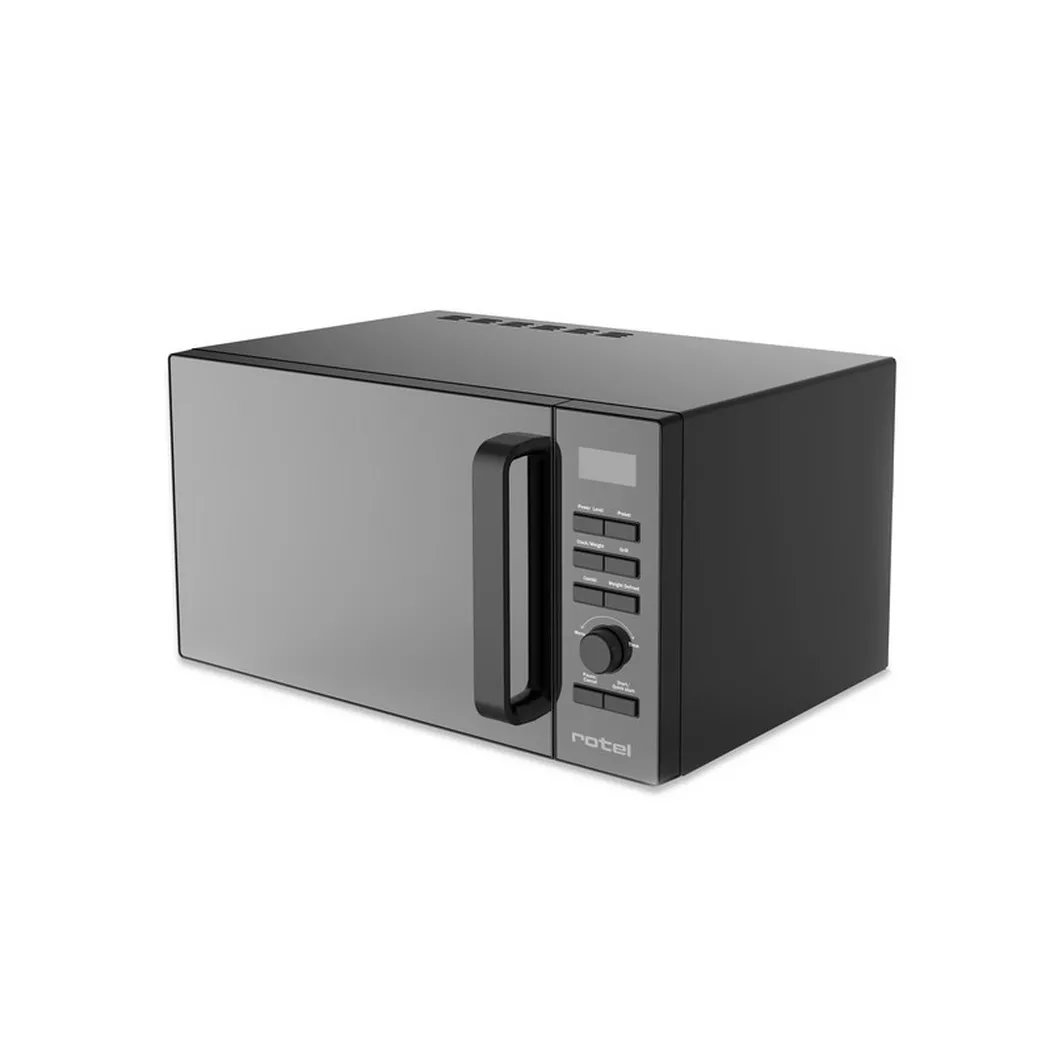 Rotel – Mikrowelle mit Grillfunktion, 30 Liter MICROWAVEOVEN1542CH, Schwarz, L