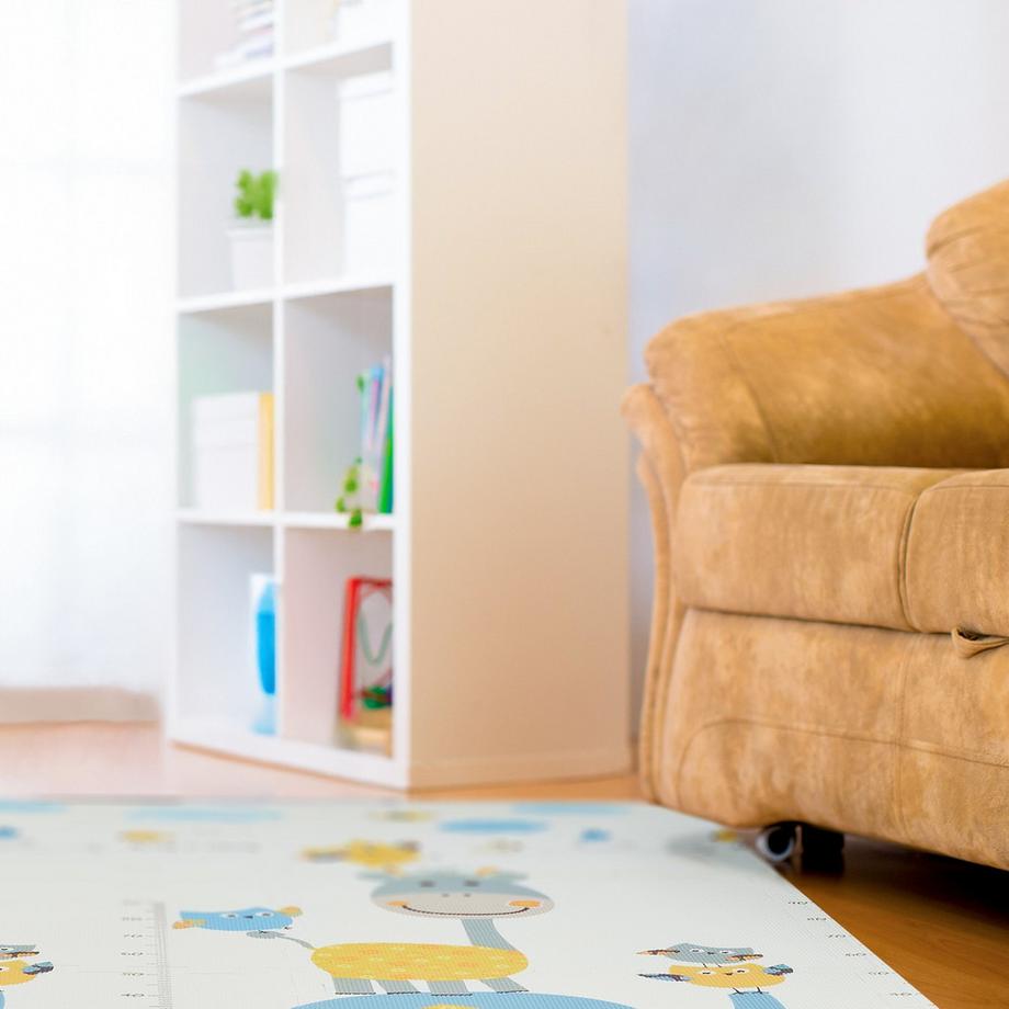 Northix Duo de tapis puzzle : hibou / éléphant  