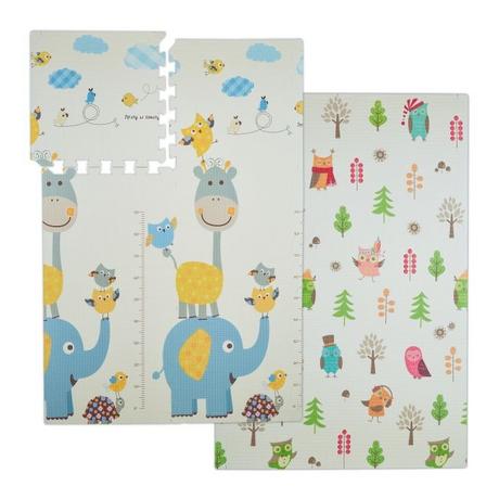 Northix Puzzlematten-Duo: Eule / Elefant  