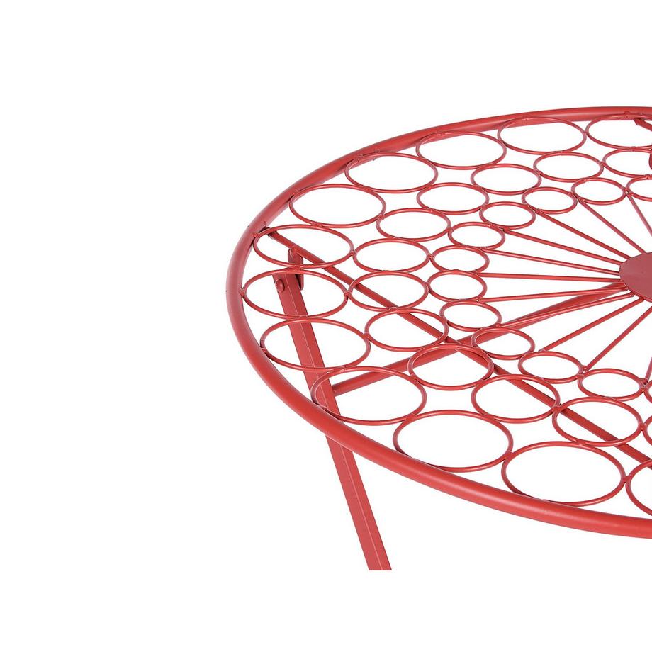 Beliani Outdoor Bistrotisch aus Eisen Retro SCARIO  