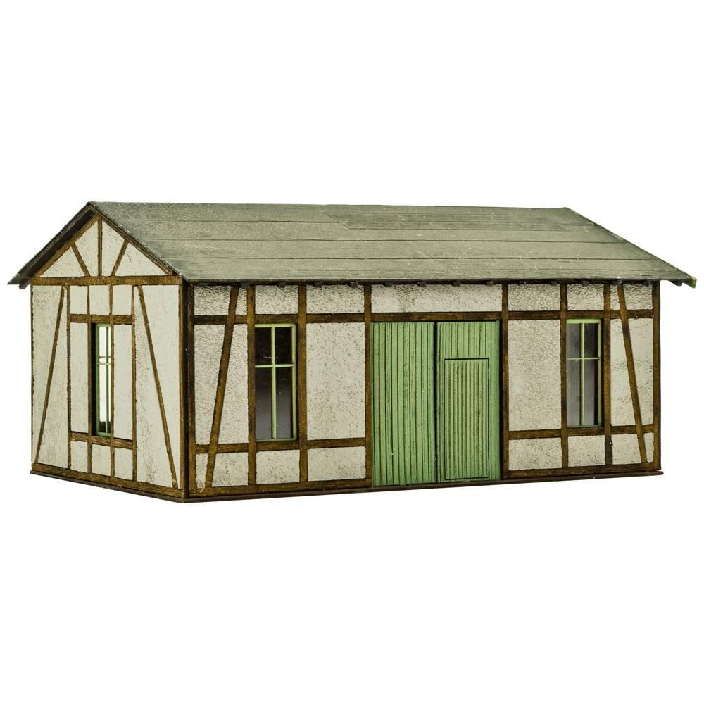 Image of H0 Werkstatt mit Putz-/Fachwerkfassade - Polyplate Bausatz Multicolor