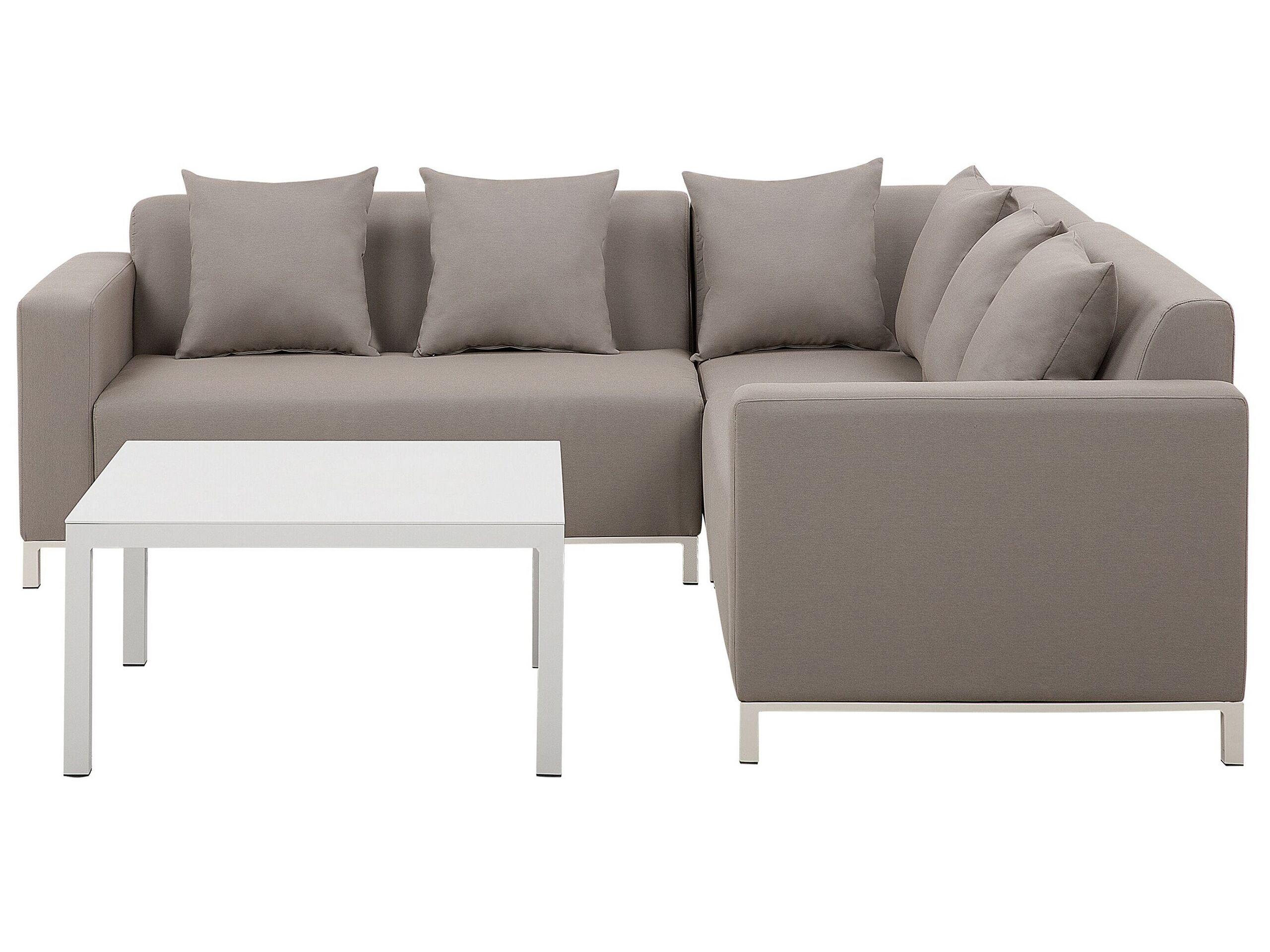 Beliani Ecksofa aus Polyester Modern BELIZE  