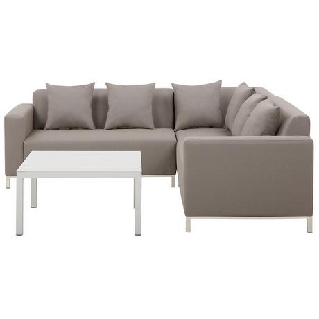 Beliani Ecksofa aus Polyester Modern BELIZE  