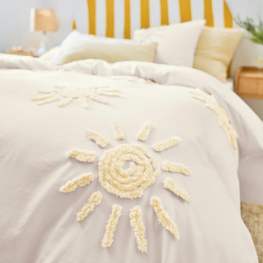 La Redoute Intérieurs Melenaos Housse de couette en coton tufté  