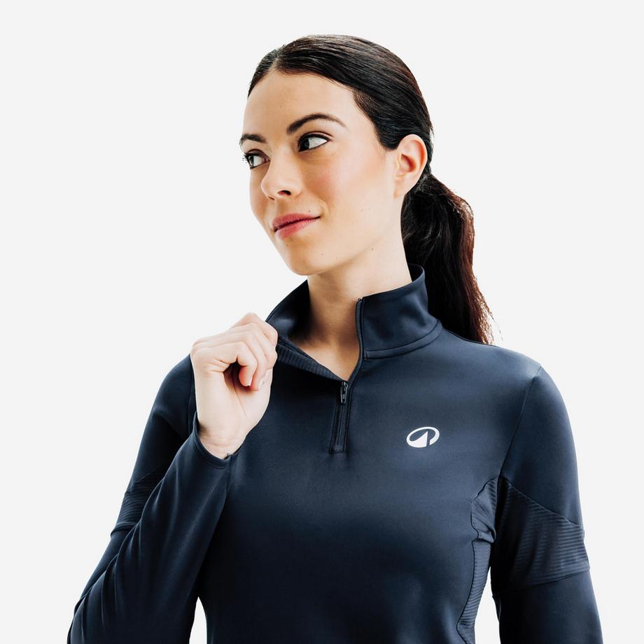 ARTENGO  Langärmliges Tennis-Thermoshirt , TH 900, Blau 