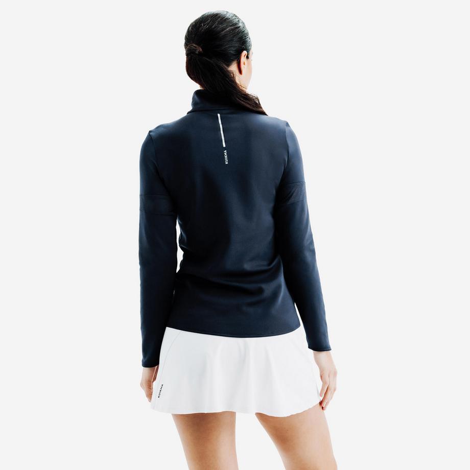 ARTENGO  Langärmliges Tennis-Thermoshirt , TH 900, Blau 