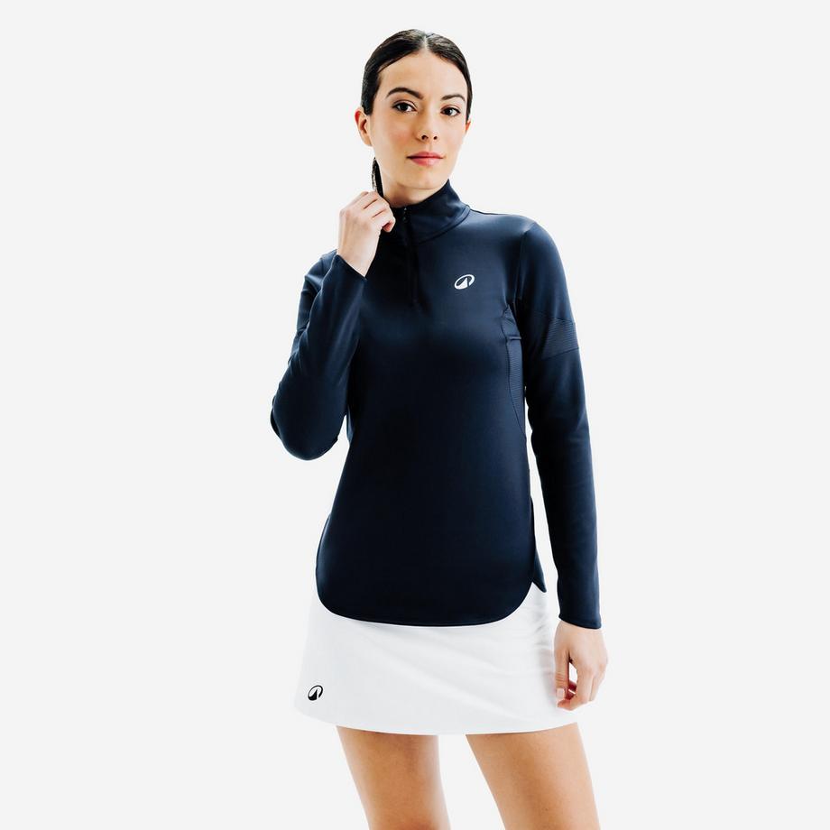 Langärmliges Tennis-Thermoshirt , TH 900, Blau