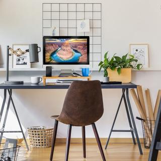 Northix  Monitorständer aus natürlichem Bambus 