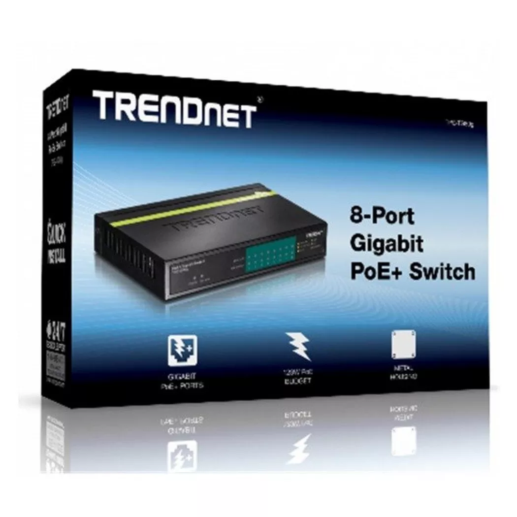 TRENDNET - TPE-TG80G GREENnet PoE+