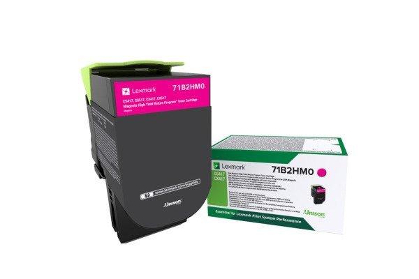 Lexmark  LEXMARK Toner-Modul HY return magenta 71B2HM0 CS31/41/51x 3500 Seiten 