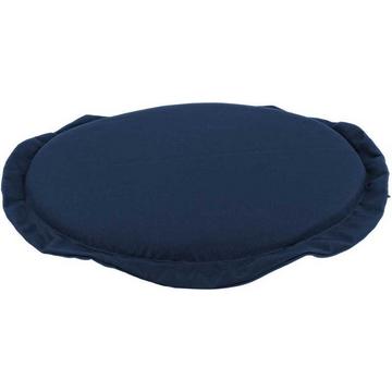 Coussin de jardin rond bleu